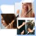 Professional Mini Hair Dryer Brush Set - 2 Piece Round Styling Brush for Thin Hair & Beard - Black & Yellow - Buy Online on GoSupps.com
