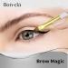 Bon-cl Magic Double Ended Angled Eyeliner Brush & Spoolie - Professional Makeup Tool for Gel & Liquid Eyeliner, Eyelashes, and Eyebrows - Buy Online on GoSupps.com