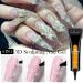  JIEBWCHA 3D Sculpting Nail Gel 3D Beauty Products 15ml Nail Design Glue with Sculpting Rhinestones | Chrome Powder Self-Adhesive Rhinestones for Salon Home Party Wedding - Buy Online on GoSupps.com