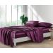 Lanest Housing Satin Sheets Full Size Set - Silky Soft, Fade Resistant Bedding with Extra Deep Pocket - Purple Full (4 Piece Set) - Buy Online on GoSupps.com