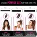 PONY-O 2 Pack Black & Dark Blonde Original Patented Hair Accessory - Ponytail Holder & Hair Tie Alternative Medium (2 Pack) - Buy Online on GoSupps.com