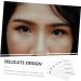 DOITOOL 6 Pcs Makeup Tools Ladies Suits Women Eyebrow Template Eyebrow Card Make up Girl Eyebrow Pencil - Buy Online on GoSupps.com