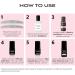 Sincero Salon - Milky Pink Gel Nail Polish Base Coat 6ml - Extra Strong Nail Strengthener For Damaged Nails - Gel Base Coat - Nail Varnish - Gel Polish Nail Art - LED UV Gel Nail Polish - Buy Online on GoSupps.com