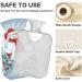 Mnsruu Hot Water Bottle with Soft Cover - Snowman Design | Perfect 2L Christmas Gift for Women & Kids - Buy Online on GoSupps.com