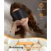 Silk Sleep Mask Light Blocking - LC-dolida Cooling Eye Mask for Migraine & Dry Eye 3-in-1 Set with Silk Senna Seed & Gel Eye Masks for Men & Women - Buy Online on GoSupps.com