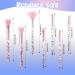 Wllhyf 7-Part Crystal Sparkles Makeup Brush Set - Flawless Foundation & Eyeshadow Brushes for Professional Beauty - Buy Online on GoSupps.com