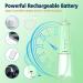Cordless Water Dental Flosser - KUSKER Portable Oral Irrigator with 5 Modes & 4 Jet Tips - Rechargeable & Waterproof for Home & Travel (Green) - Buy Online on GoSupps.com