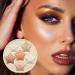 Cheek Highlighter Waterproof Long-lasting Glitter Highlighter - Contouring Highlighting Powder for Shopping Dating Traveling Home Working Gathering Pochy 02 - Buy Online on GoSupps.com
