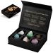Aovila Aquarius crystals zodiac gift zodiac sign medicinal crystals birth stones with horoscope box set astrology
