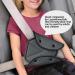 Kids Seat Belt Adjuster - Triangular Design, Knitted Fabric, Adjustable Pads for Car Children Seat Belt - 1PCS - Buy Online on GoSupps.com