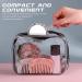 Round Orange Rose Mini Handheld Mirror - Small Compact Travel Makeup Cute Hand Mirror - Buy Online on GoSupps.com