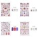 4th of July Nail Stickers - American Flag Patriotic Independence Day Nail Art Decals - Buy Online on GoSupps.com