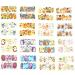 Sticker de Caricatura 50 Sheets Nail Stickers Animal Dogs Cats Water Transfer Nail Art Sticker Fingernails Decor Manicure Decorations Manicure Pedicure Decals - Buy Online on GoSupps.com