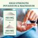 Potassium Magnesium Supplement | High Strength Electrolyte Balance for Heart Health & Muscle Support | 400 MG Potassium + 400 MG Magnesium | Energy Bone Health Sleep & Mood Support | 90 Ct. Potassium 90ct. - Buy Online on GoSupps.com