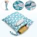 Ceekii Wet Dry Diaper Bags - 3 Pack Reusable Waterproof Travel Pockets for Baby - Perfect for Beach Pool & Gym - Blue - Buy Online on GoSupps.com