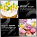 OFFSCH 19pcs Baking Decoration Insert Cake Topper Toppers Para Comida Cake Decor Topper Flamingo Cake Insert Decoration Fruit Cake Cupcake Three-dimensional Paper 3d Decorative Sign - Buy Online on GoSupps.com