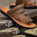 Buy Summer Arch Support Orthopedic Slippers for Men | Comfortable Toe Corrector Flip Flops | Lightweight Bunion Beach Sandals | Hallux Valgus Relief - Size 9 Brown - Buy Online on GoSupps.com