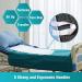 Extra Large Washable Bed Pad with 8 Handles | 34 x 52 4-Layer Leakproof Underpad for Incontinence | Reusable Chucks Pad (Blue) - 1 Pack - Buy Online on GoSupps.com