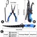 Sougayilang Fishing Pliers Set - 4pcs Steel Tools Combo with Floating Lip Grip, Fillet Knife, Multi-Function Gear in Gift Box - Buy Online on GoSupps.com