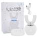 Adult Toothbrush ANGGREK U Shape Adult Electric Toothbrush Automatic 360 Teeth Whitening Toothbrush Oral Care Tool As Picture Show