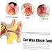 PACKOVE 1set Ear Cleaning Tools Ergonomic Ear Wax Picks for Safe and Convenient Use Portable Silver - Buy Online on GoSupps.com