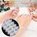 240 PCS False Nail Tips - Clear Acrylic Gel Polish Tips for Manicure Display Card - Best for Nail Art and DIY Designs - Buy Online on GoSupps.com