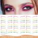 Dansib 36 Pairs Glitter Eyeliner Stickers - Reusable, Waterproof & Holographic | Self-Adhesive Eye Makeup & Eyeshadow Stickers for Parties - Buy Online on GoSupps.com