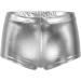 Linjinx Women's Silver PVC Shiny Booty Dance Shorts - X-Large - Buy Online on GoSupps.com
