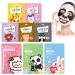 wimony Face Masks for Kids Set of 5 Fun Kids Face Masks for Girls for Girls Face Mask for Kids Nourish Renew and Soothe Girls Face Masks Suitable for All Skin Types