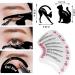 Fabulous Lab Reusable Makeup Tool Cat Eye Eyeliner Stencil 24 Eyebrow shape Guides & Template For Shaping Eye Liner & Shadow - Buy Online on GoSupps.com