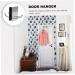 Hemoton Shower Hook 2pcs Glass Door Hook Wreath Hanger Coat Hangers Towel Hooks Black Hat Hooks Cabinet Door Coat Hook - Buy Online on GoSupps.com