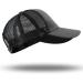 American Flag Trucker Hat - Snapback Baseball Cap for Men Women - Dark Gray/Black - Buy Online on GoSupps.com