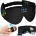 Sleep Mask with Bluetooth Earphones Sleep Headphones Bluetooth Blackout Wireless Eye Mask & Blindfold for Night's Sleep Travel Nap Office Cool Tech Gadgets for Women's Day Gift Headphones Bluetooth Wireless Ice Silk Lining - Black - Buy Online on GoSupps.com
