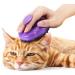 Cat Brush with Silicone Pins Grooming & Shedding Massage Brush for Short & Long Hair