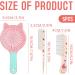 Unicorn Hair Brush Set for Girls - 5pcs Toddler Hair Brush & Comb Set, Pink Detangle Brushes for Kids, Wet and Dry Hair - Buy Online on GoSupps.com