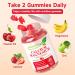 Calcium Magnesium Zinc Gummies with High Absorption Magnesium 300mg Calcium Supplement with D3 for Bone Muscles & Immune Support for Kids & Adults Strawberry Flavor 120 Count 60 Count (Pack of 2) - Buy Online on GoSupps.com