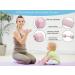 Baby Dumbbell Toy - Silicone Teething Rattle for Infants, Toddlers - Safe, Durable Exercise Weight - Pink - Great Gift for Boys and Girls - Buy Online on GoSupps.com