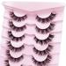 Natural Lashes Natural Eyelashes Short Eyelashes Natural Look False Eyelashes Wispy Eye Lashes 14-17mm Small Lashes Fake Lashes(G06) - Buy Online on GoSupps.com