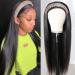 Headband Wigs Human Hair Straight Hair Wigs 18 inch Glueless Headbands Wigs Brazilian Virgin Human Hair None Lace Front Wig Style Easy to Wear 130% Density Form Utrue hair 18 Inch (Pack of 1) Headband wig-Straight hair-Nat…