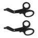 QWORK 2 Pack 185mm Emergency scissors EMT and trauma scissors stainless steel bandage scissors for nurse first aid emergency rescue