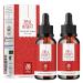 NATURTREU Vitamin B12 drops 2-pack - 2x 50ml cell power - 250g per drop vegan & alcohol-free - Methylcobalamin & Adenosyl
