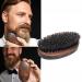 Wooden Boar Bristle Beard Brush - Hannana Classical Black Walnut Style Handle | Beard Straightener for Softening and Cleaning - Perfect Gift for Men (1 Pack) - Buy Online on GoSupps.com