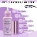 Lash Clusters Glue 10ml - Strong Hold & Long Lasting Eyelash Extension Adhesive | DIY Lash Extensions Mild Formula Black - Buy Online on GoSupps.com
