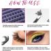 90 Clusters DIY False Eyelashes Kit - Reusable Soft Natural Russian Lashes Extensions - Clear Glue Included - 10-16mm C CC D Curl - Buy Online on GoSupps.com
