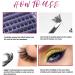 45 Cluster Individual False Eyelashes Extension Kit with Glue - DIY Wispy Fluffy Lash Clusters for Reusable Natural Soft Look - C CC D Curl 10-16MM - i-45 Clusters - Buy Online on GoSupps.com