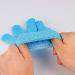 5 Pairs Exfoliating Bath Gloves - Double Sided Full Finger Body Scrubber for Shower, Bath, and Spa - Assorted Colors - Buy Online on GoSupps.com