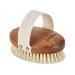 SAMEBUTECO Body Brush Acacia Wood with Boar Bristles Wet Brush and Dry Brush Bath Brush for Skin Exfoliation Lymphatic Drainage and Blood Circulation Improvement