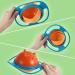 censhaorme Universal Gyro Bowl Anti Spill Bowl Smooth 360 Degrees Dining Entertaining Bowls Bowl Sets Gyro Bowl 360 Rotation Gyroscopic Bowl For Baby Kids Blue - Buy Online on GoSupps.com