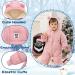 Milkiwai Baby Snowsuit Romper Hooded Jumpsuit | Cute Bear Design | Winter Outfit for Boys and Girls | Thick Infant Snow Wear | Pink | Size 73 - Buy Online on GoSupps.com