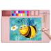 MOHOPE Extra Large Silicone Painting Mat  24x16 Thick Silicone Craft Mat  Silicone Mats for Crafts - Durable Drawing Boards with Ruler for Painting  Crafts  Art  Clay and Casting Resin (Pink) Pink 24x16